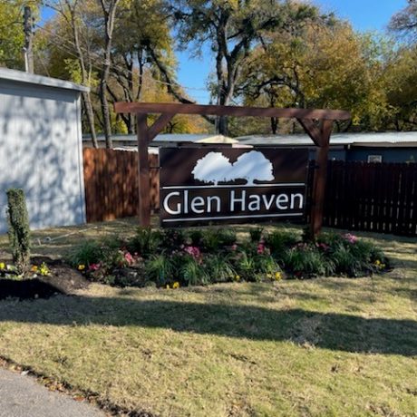 signage for Glen Haven