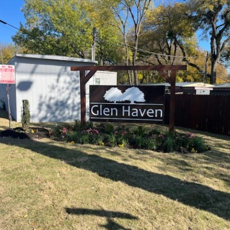 signage for Glen Haven